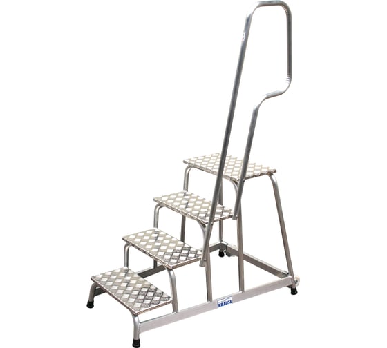 Изображение товара Мобильная алюминиевая монтажная подставка 4 ступени Krause STABILO 805096