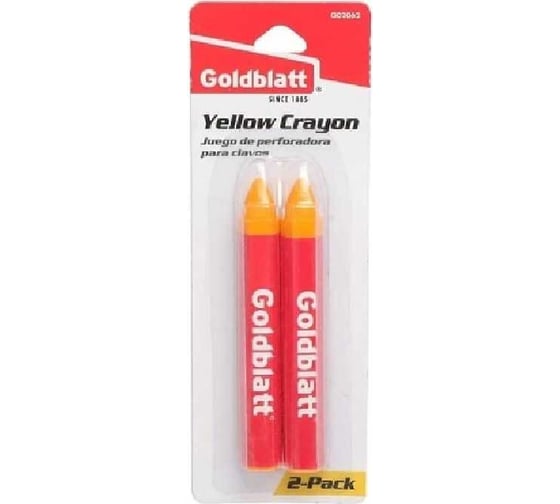 Изображение товара Жёлтые мелки для плитки 2 шт Goldblatt G02062