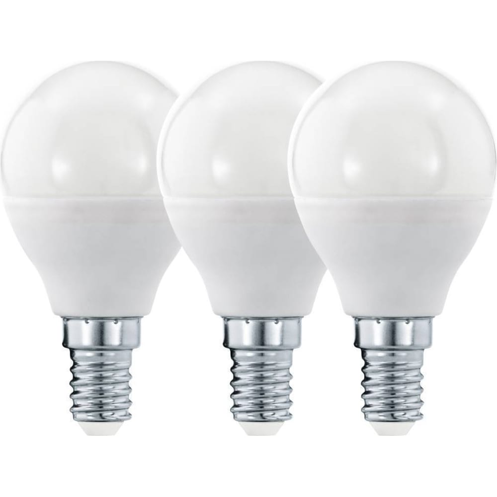 Промо набор ламп светодиодных EGLO набор ламп светодиодных gauss e14 170 240 в 5 5 вт шар тонированная 510 лм теплый белый свет 3 шт