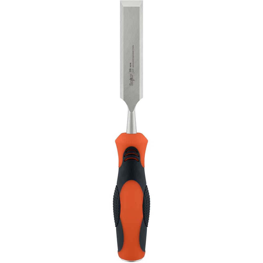 Изображение товара Стамеска ВАРЯГ с CrV-лезвием и трехкомпонентной ручкой 25 мм