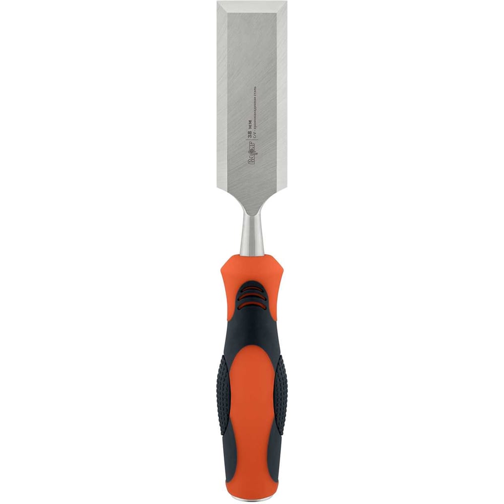 Изображение товара Стамеска ВАРЯГ CrV 38 мм с трехкомпонентной ручкой, ударная