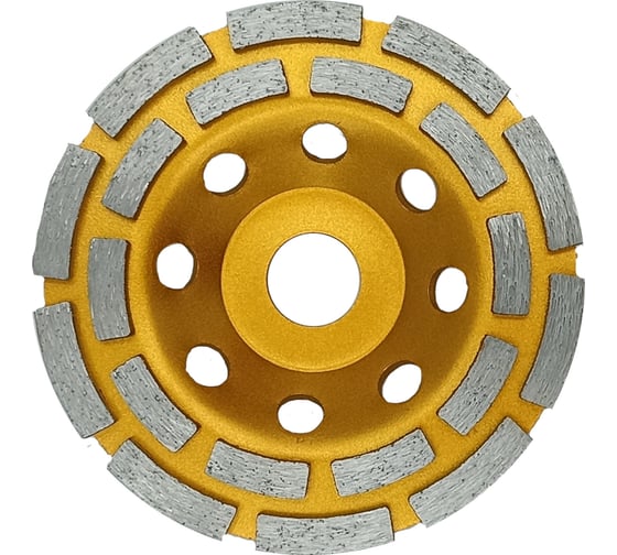 Изображение товара Чашка алмазная сегментная двухрядная 125 мм Mr. Экономик 401-007