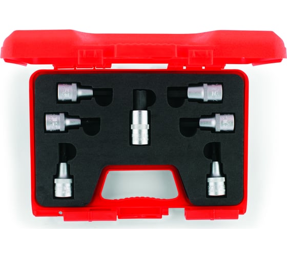 Изображение товара Набор торцевых головок 1/2"DR со вставками, 7 предметов IZELTAS 1113001107