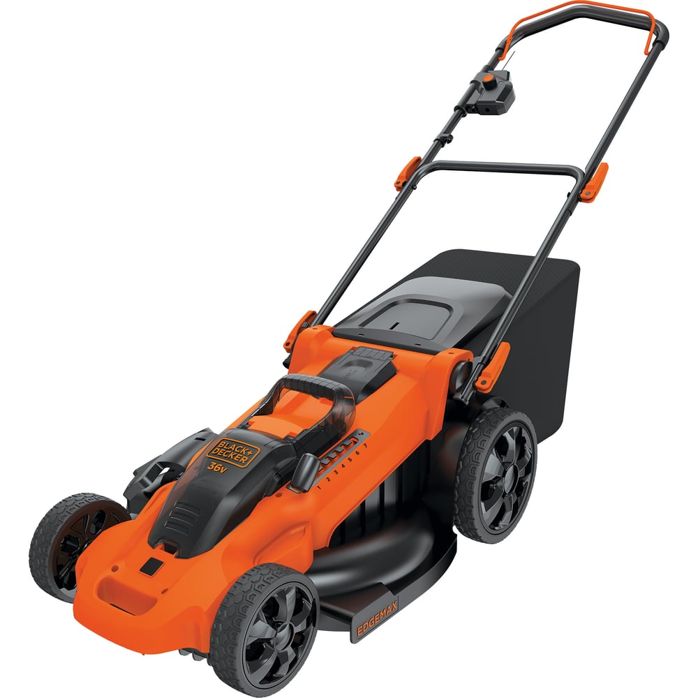 фото Аккумуляторная колесная газонокосилка 3-в-1 black+decker clma4820l2