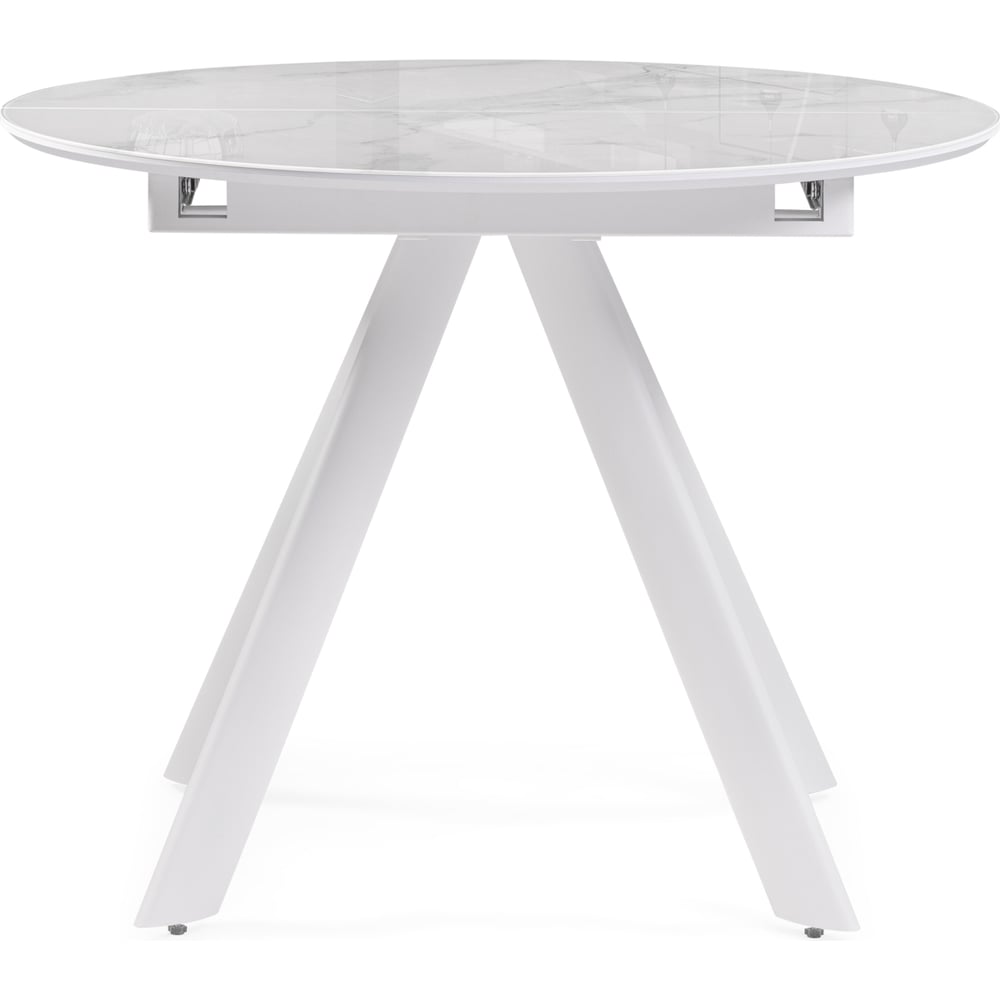 Стеклянный стол Woodville стол раздвижной триумф 1000 1350 × 700 × 750 мм опоры массив венге 312568571