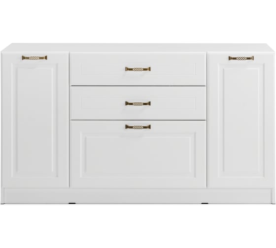 Изображение товара Комод Моби Ливерпуль белый/ясень ваниль 357754