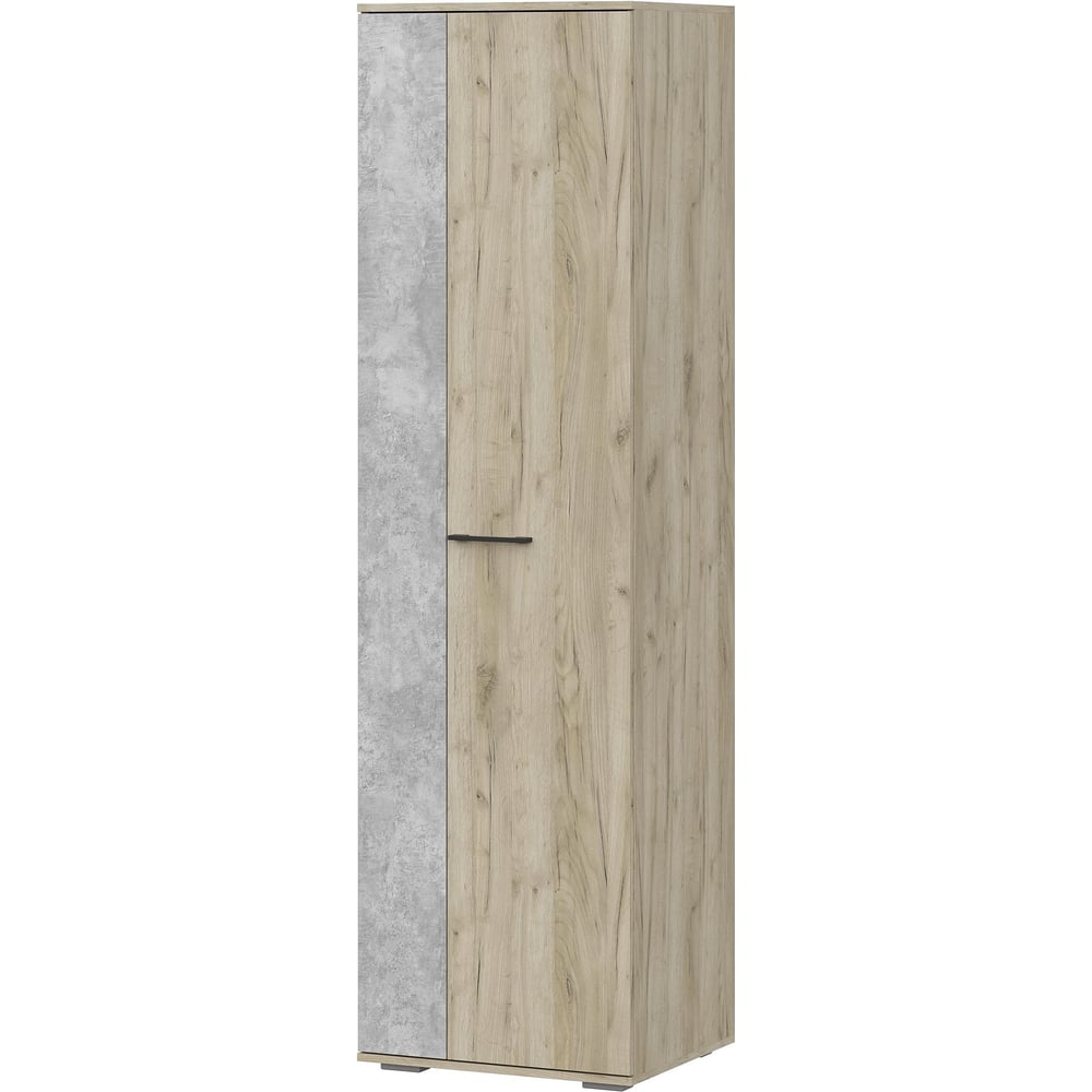 Изображение товара Шкаф Woodville Бостон ШК-600 дуб крафт серый/бетонный камень