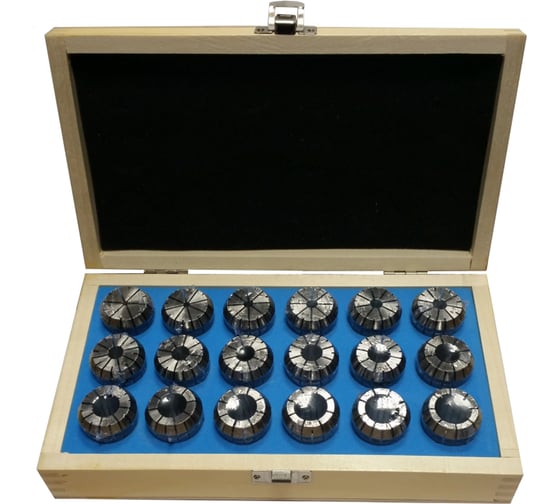 Изображение товара Набор цанг ER32 из 18 шт., DIN6499, 3-20 мм GRIFF b225530