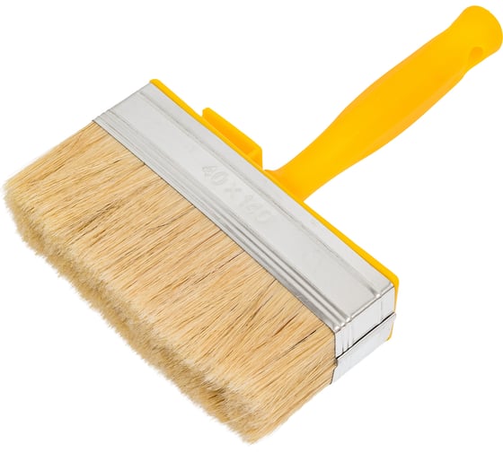 Изображение товара Кисть ракля 140 x 40 мм (пластиковая ручка, натуральная щетина) TOPEX Стандарт 20B968