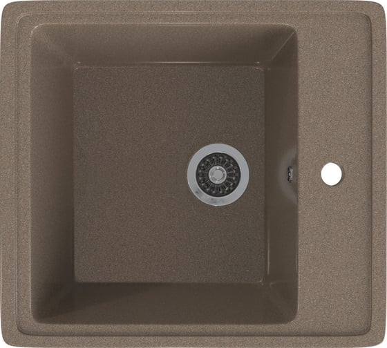 Изображение товара Мойка MIXLINE ML-GMS10 стандарт прямоугольная, терракот 307, 460x505x190 мм 551129