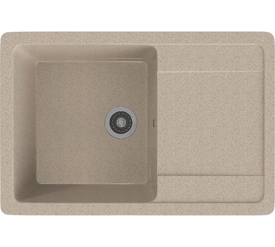 Изображение товара Мойка MIXLINE ML-GMS15 стандарт с крылом, песочный 302, 640x505x185 мм 551146