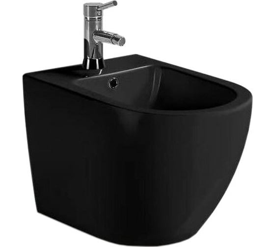 Изображение товара Подвесное биде Santi Line чёрное матовое SL-5058MB