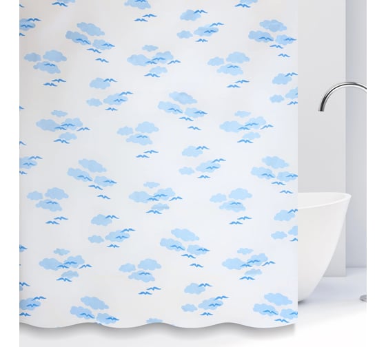 Изображение товара Штора для ванной комнаты Savol S-01718K