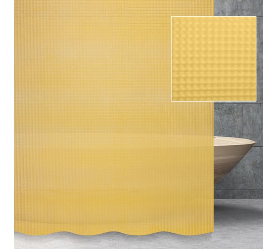 Изображение товара Штора для ванной комнаты Savol S-3DO