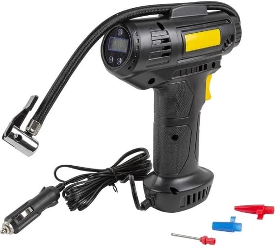 Изображение товара Поршневой автомобильный компрессор с цифровым манометром Forsage 25 л/мин, 10 А, 12 В F-026(30203)