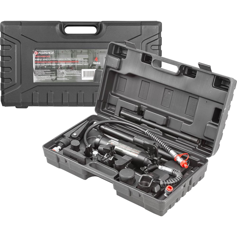 Изображение товара Гидравлический комплект для кузовных работ Forsage F-70402S 18 предметов кейс