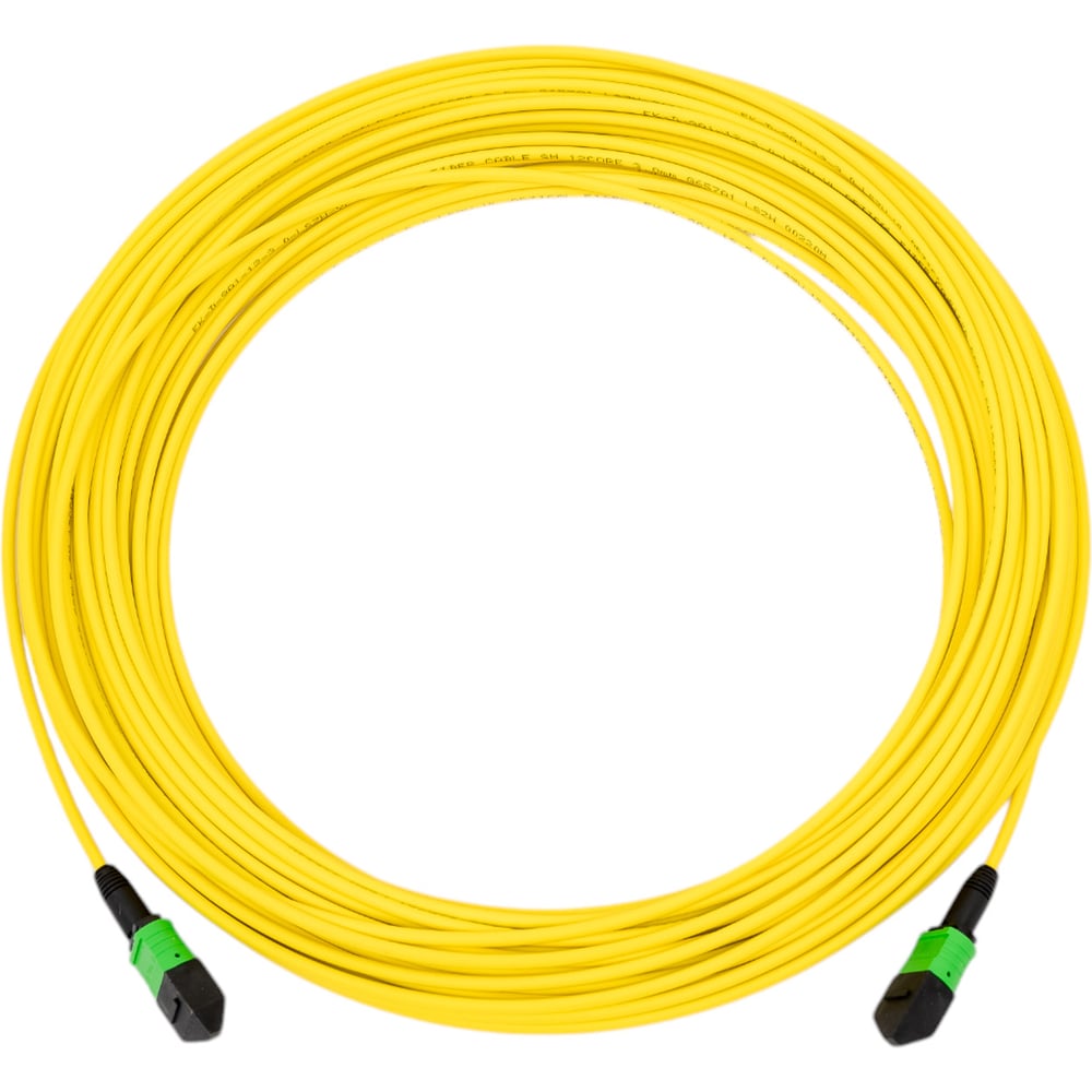 Изображение товара Оптический патч-корд MPO-MPO OS2 20 м желтый TopLan