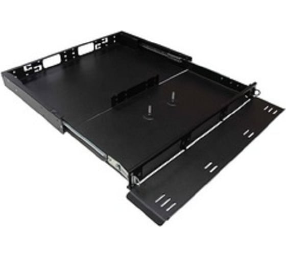 Изображение товара Оптический стоечный выдвижной кросс TopLan 19", под 3 кассеты МТР/MPO, 1U, черный, КРСв-Top-1U-3K-MTP/MPO-BK