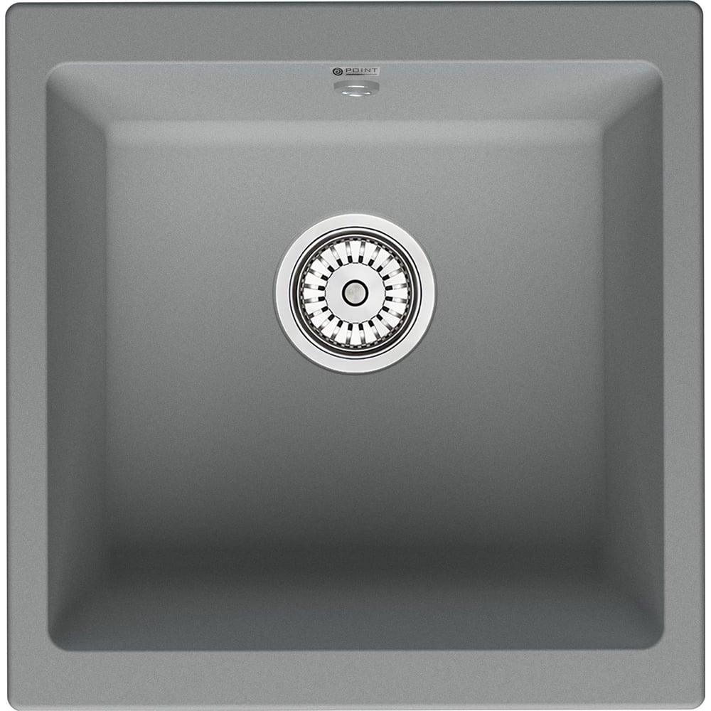 Изображение товара Кухонная мойка Point Бату 45 серый кварцевый песок врезная
