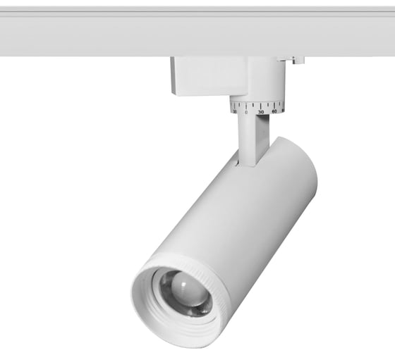 Изображение товара Светодиодный однофазный трековый светильник ЭРА TR59 3040 WH 30Вт, 4000К, белый Б0054446