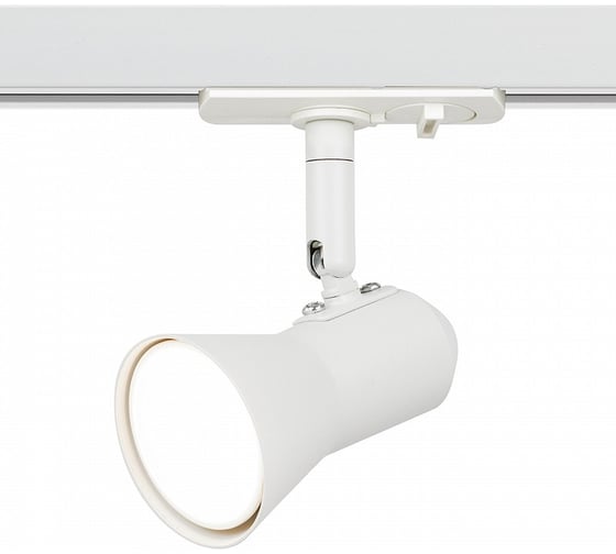 Изображение товара Однофазный трековый светильник ЭРА TR37GU10 WH под лампу MR16, белый Б0053303