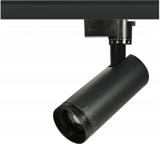 Изображение товара Светодиодный однофазный трековый светильник ЭРА TR59 3040 BK 30Вт, 4000К, черный Б0054448