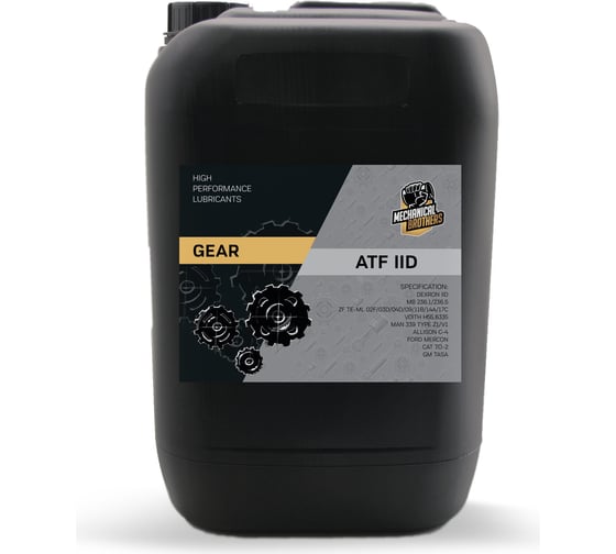 Изображение товара Трансмиссионное масло MECHANICAL BROTHERS MB GEAR ATF IID 10л 4673725541835