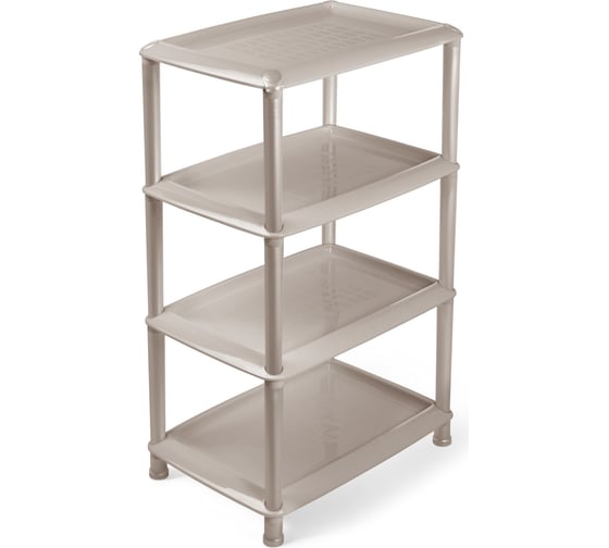 Изображение товара Универсальная этажерка Martika Джета 4 полки коричнево-серая С742КСЕР