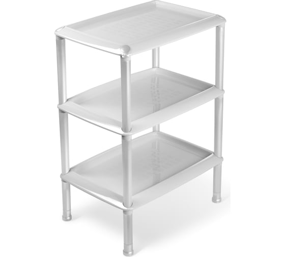 Изображение товара Универсальная этажерка Martika Джета 3 полки светло-серая С741СЕР