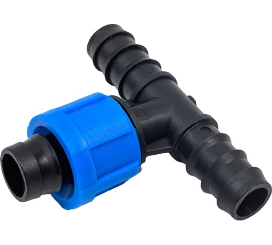 Изображение товара Тройник переходной с ленты капельного полива на капельную трубку MasterProf 16 мм ДС.060092.ИМ