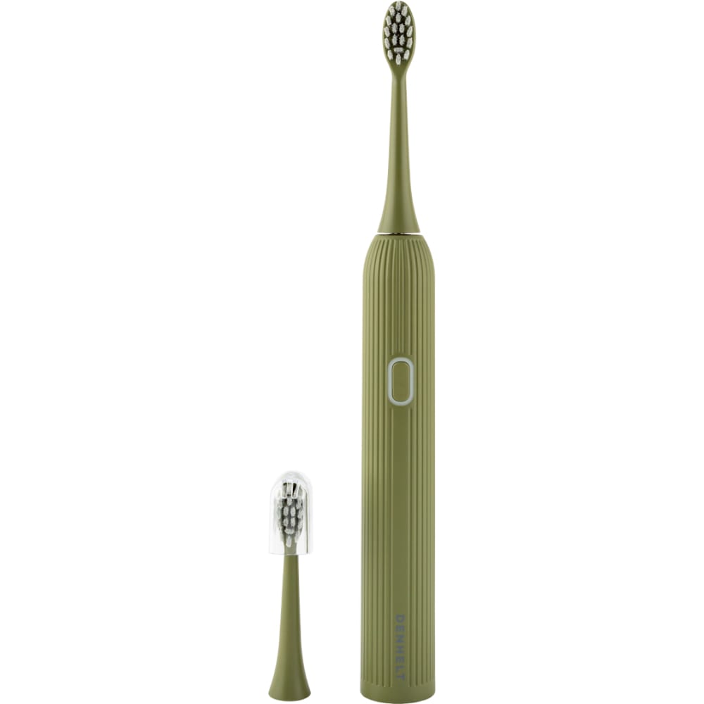 Звуковая электрическая зубная щетка Denhelt электрическая зубная щетка luazon lp 005 вибрационная 2 насадки от акб белая