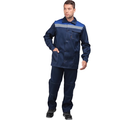 Изображение товара Костюм ГК Спецобъединение ПРОФИ темно-синий/василёк, р. 112-116, рост 170-176 Кос 033/112/170