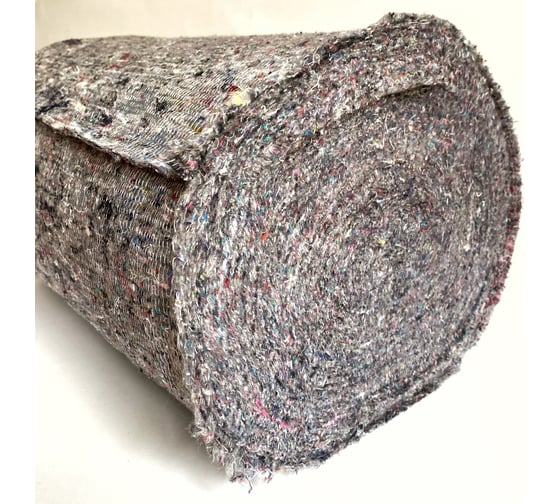 Изображение товара Холстопрошивное полотно ООО МЛ Текс 75/25 серая, 180 г/м2, 75см x 50м 22-3444