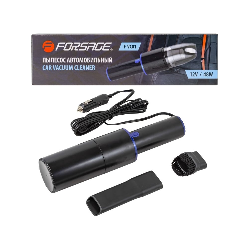 Изображение товара Автомобильный пылесос Forsage 12 В/48 Вт F-VC01