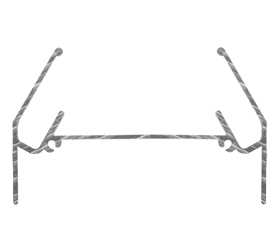 Изображение товара Профиль ЭРА TR1PTRRMP алюминиевый, для установки 1фазного шинопровода, с натяжными потолками, 2 шт. по 2 м. Б0061061