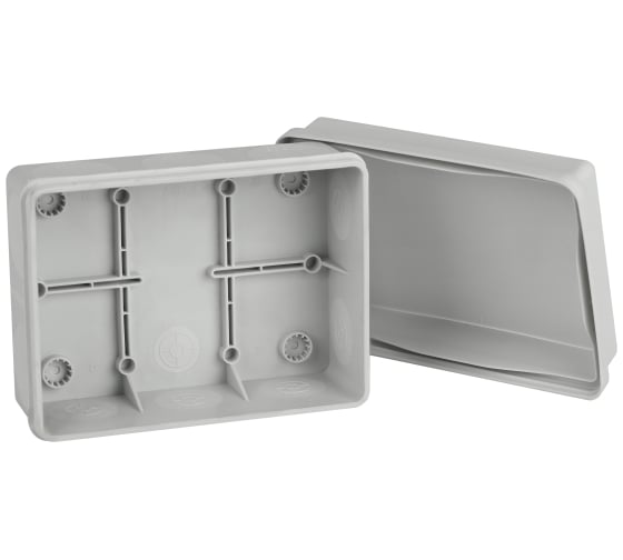 Изображение товара Распаячная коробка ЭРА KOR1501107011g2MP двухкомпонентная, безгалогенная, атмосферостойкая, 150x110x70м Б0060292