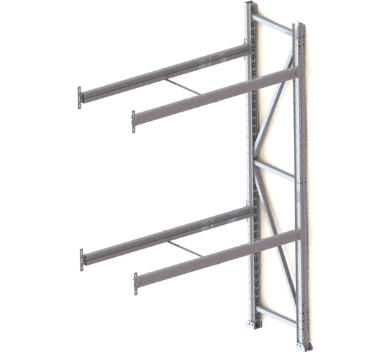 Изображение товара Дополнительная секция каркаса Ирбис л50 2000x500x1200 - 2 яруса (без полок) X5069661