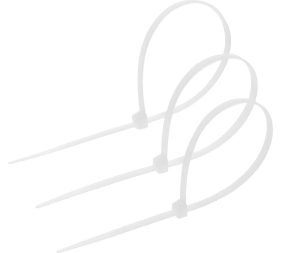 Изображение товара Нейлоновый хомут ТУНДРА для стяжки, 4.8x250 мм, 100 шт. 9380716