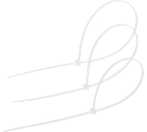 Изображение товара Нейлоновый хомут ТУНДРА для стяжки, 3.6x300 мм, 100 шт. 1112935