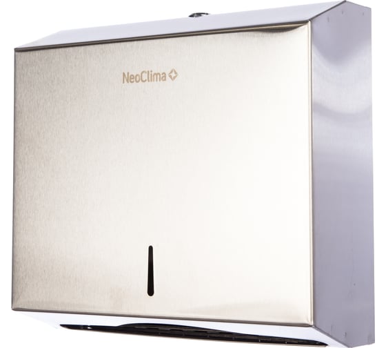 Изображение товара Диспенсер для бумажных полотенец Neoclima D-M1 нержавеющая сталь 34247