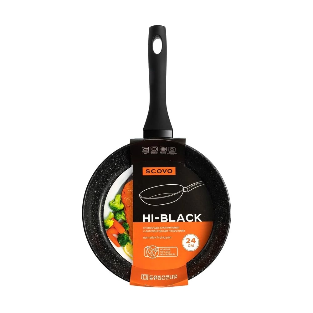 Изображение товара Сковорода SCOVO Hi-Black d 240 HB-003