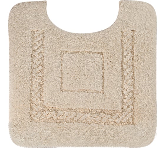 Изображение товара Коврик для WC Migliore COMPLEMENTI 60x60 см., кремовый, узор 1 22970