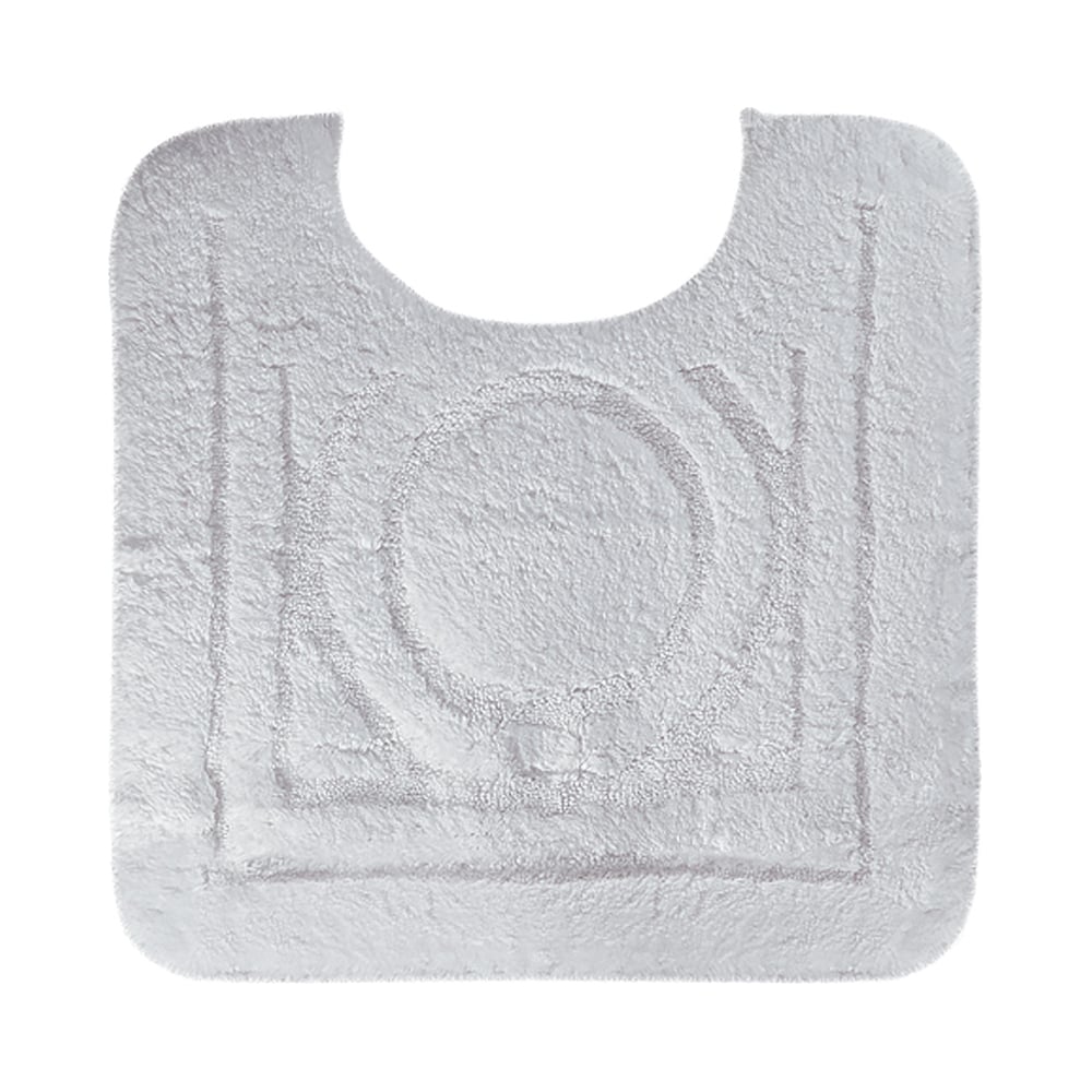 Изображение товара Коврик для WC Migliore COMPLEMENTI 60x60 см белый узор противоскользящий