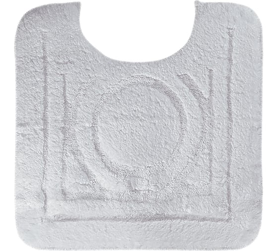 Изображение товара Коврик для WC Migliore COMPLEMENTI 60x60 см., белый, узор 4 22943