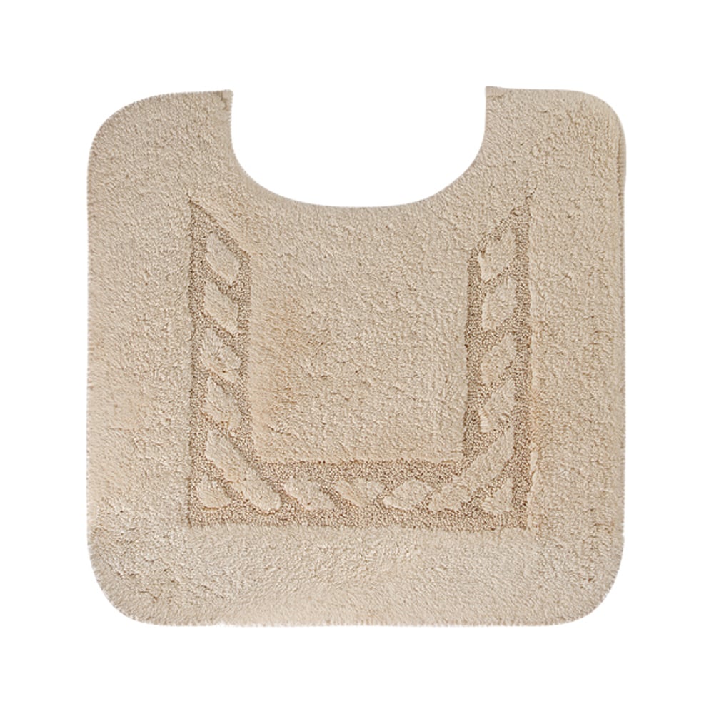 Изображение товара Коврик для WC Migliore COMPLEMENTI 60x60 см кремовый с узором