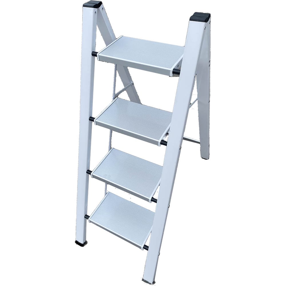 Изображение товара Алюминиевая стремянка SevenBerg Milano-4, 4 широкие ступени, 2.91 м, легкая и прочная