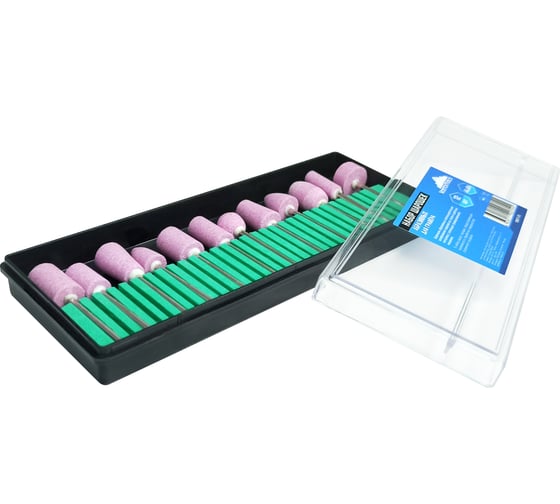 Изображение товара Набор шарошек абразивных для гравера 12 шт vertextools 0987-5-12