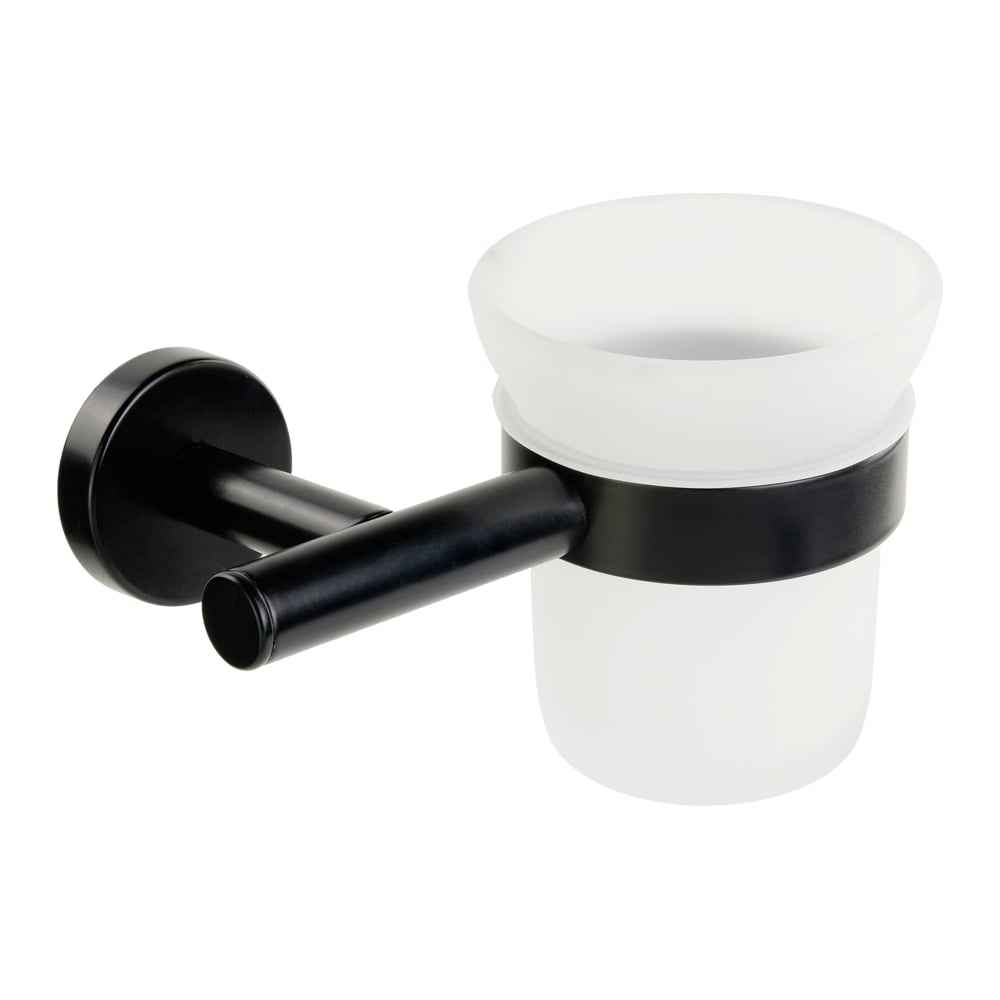 Изображение товара Настенный стакан Migliore FORTIS матовое стекло черный 31755