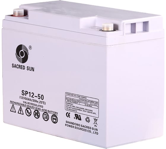 Изображение товара Аккумуляторная батарея SACRED SUN SP12-50 00-00003737