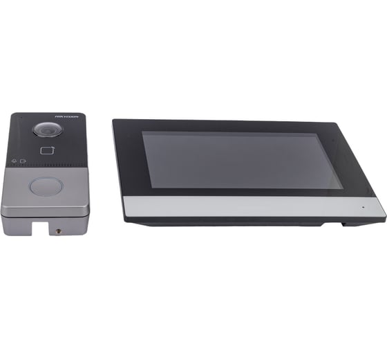 Изображение товара Комплект домофона системы видеодомофонии Hikvision Ds-kis603-p(c) АД5078361